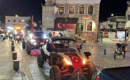 Bodrum Offroad Kulübü, Pençe Kilit Harekatı’nda şehit olan askerler için konvoy düzenledi