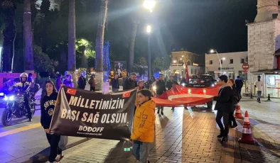 Muğla’nın Bodrum ilçesinde şehit olan 12 Mehmetçik için anma etkinliği düzenlendi