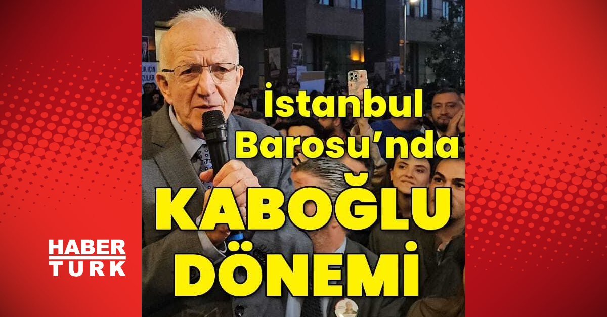İstanbul Barosu Başkanı İbrahim Özden Kaboğlu oldu