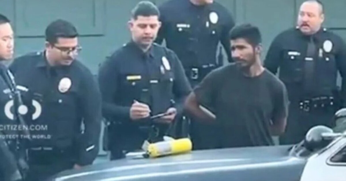 Los Angeles yangınında bir kişi elinde ‘alev makinesi’ ile yakalandı