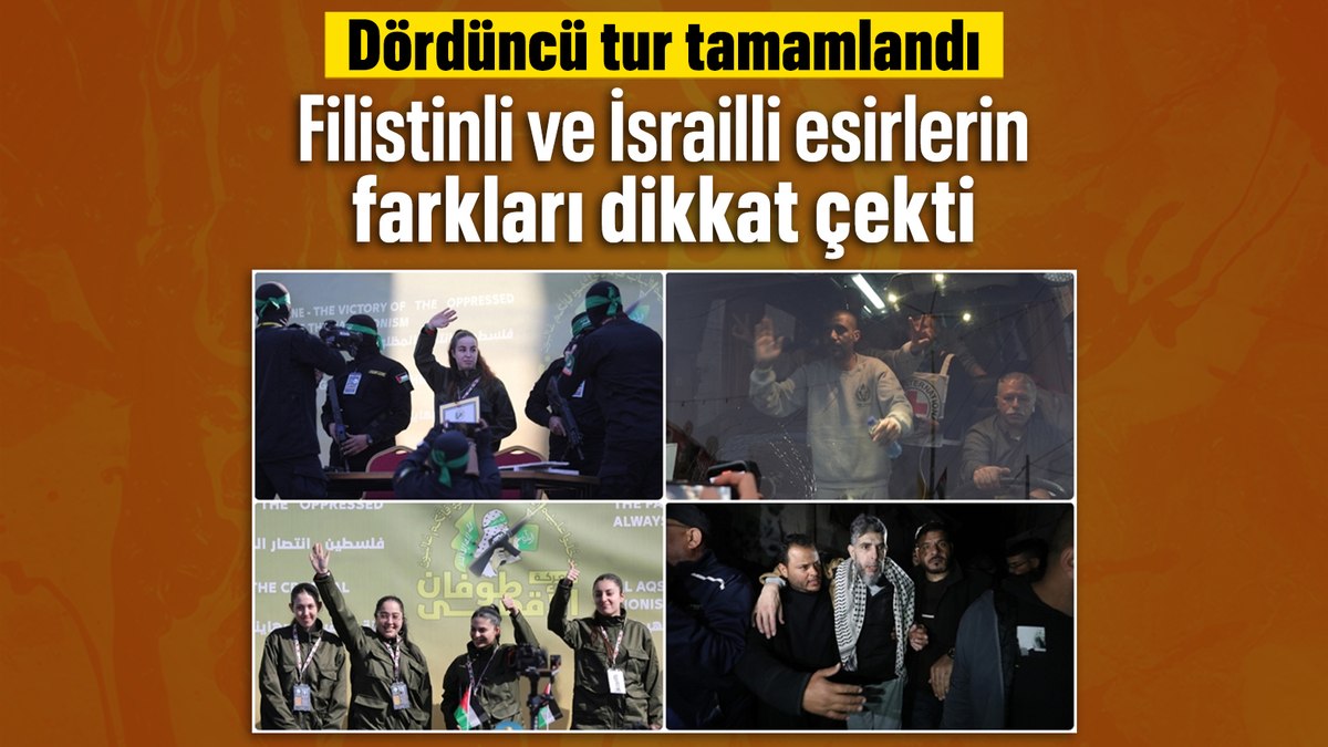Filistinli esirler ile İsrailli esirler arasındaki farklar göze çarptı